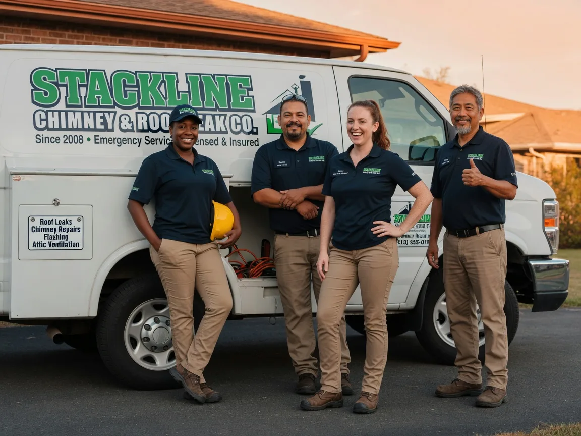 Chimney flashing repair company in Kingston, WI